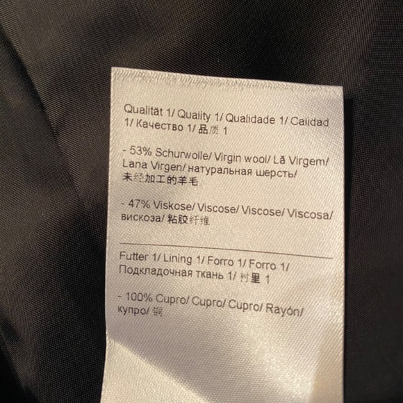 ESCADA Black Lined Skirt German Size 36 (US Small) - Picture 8 of 8